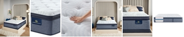 Serta Perfect Sleeper Renewed Night 16" Medium Firm Pillow Top Mattress Set- Queen Split